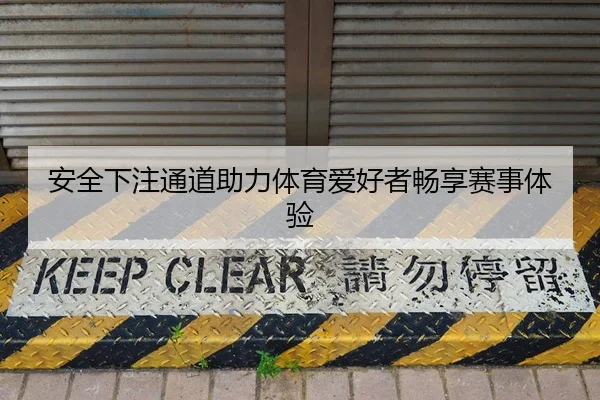 安全下注通道助力体育爱好者畅享赛事体验