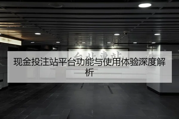 现金投注站平台功能与使用体验深度解析