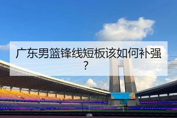 广东男篮锋线短板该如何补强？